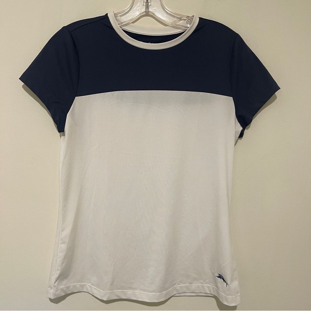 EUC Tommy Bahama Golf 
Women's Navy and White Top
